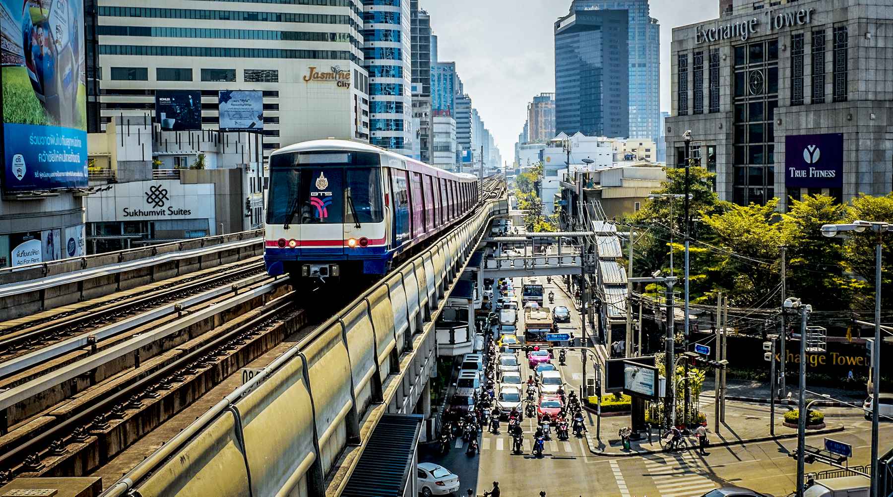 Tham quan tàu điện Bangkok Sky Train