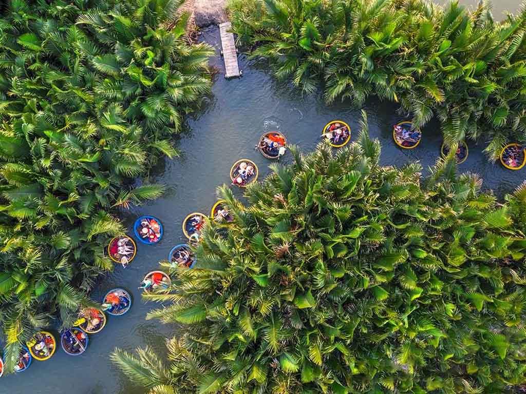 Du lịch Hội An đừng quên ghé khu sinh thái Rừng dừa Bảy Mẫu nhé